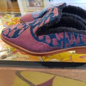 Free people furry lined mules